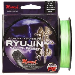 Momoi Ryujin Pe 8 Braid 130 m 0,20mm lime zöld fonott zsinór