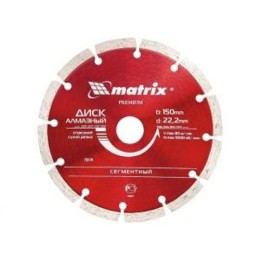 MTX 150mmxM14 szegmentált gyémánt betonvágó tárcsa, száraz
