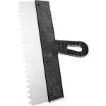 MTX 300mm 6x6mm fogazott spatulya rozsdamentes, műanyag nyéllel