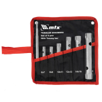 MTX 6-15mm 7 részes cink csőkulcs szett táskában