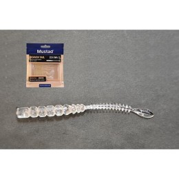 MUSTAD AJI BEAVER TAIL 2.5 CLEAR LUMINOUS SILVER GLITTER 12DB/CSOMAG
