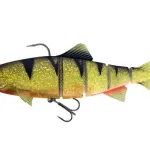 Fox rage replicant® realistic trout jointed replicant jointed trout 18cm/7in110g supernatural golden trout x x 1pc gumicsali - Image 2
