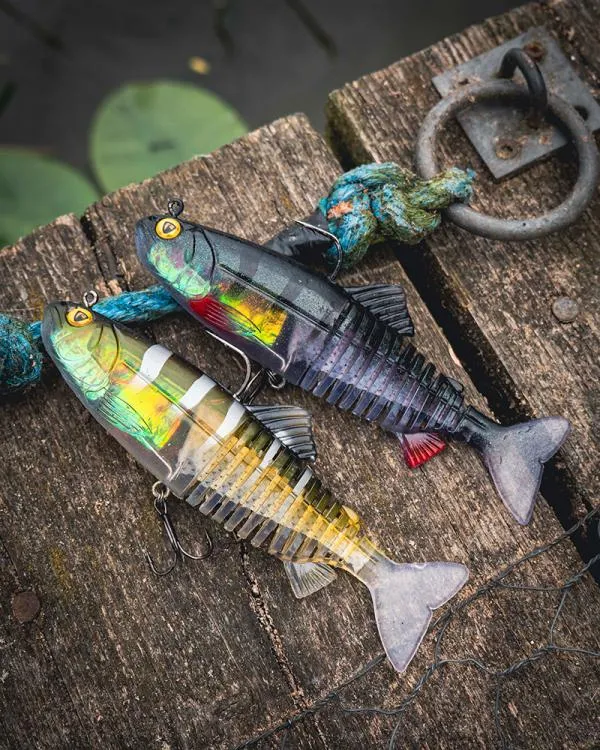 New jointed replicant colours fox rage jointed replicant 23cm / 9inch 150g young perch - Image 3