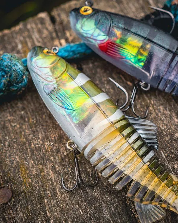 New jointed replicant colours fox rage jointed replicant 23cm / 9inch 150g young perch - Image 9