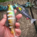New jointed replicant colours fox rage jointed replicant 23cm / 9inch 150g young perch - Image 10