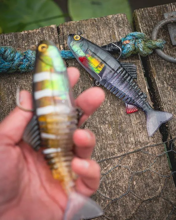 New jointed replicant colours fox rage jointed replicant 23cm / 9inch 150g young perch - Image 10