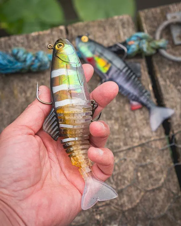 New jointed replicant colours fox rage jointed replicant 23cm / 9inch 150g young perch - Image 11