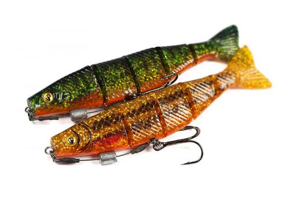Loaded jointed pro shads – new colours "pro shad jtd loaded 23cm/9"" uv pike"