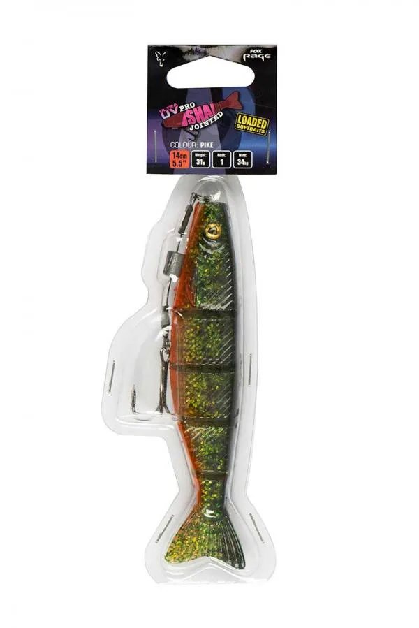 Loaded jointed pro shads – new colours "pro shad jtd loaded 23cm/9"" uv pike" - Image 7