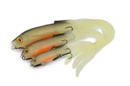 Fox rage slick eel loaded "21cm/8.2"" size 2 - uv hot olive"