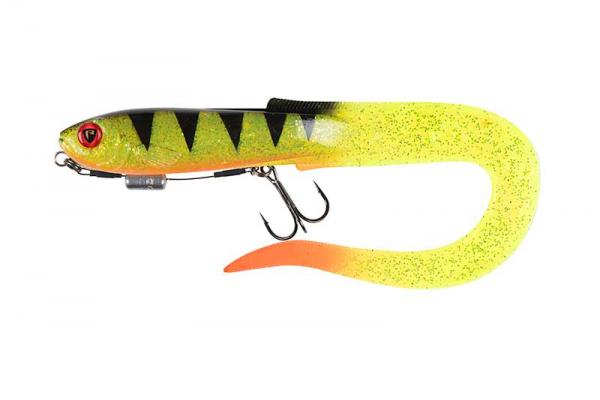Fox rage slick eel loaded "21cm/8.2"" size 2 - uv hot olive" - Image 3