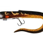 Fox rage slick eel loaded "28cm/11"" size 1/0 - uv hot olive" - Image 2