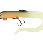 Fox rage slick eel loaded "28cm/11"" size 1/0 - uv hot olive" - Image 5