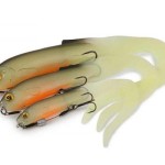 Fox rage slick eel loaded "28cm/11"" size 1/0 - uv red wake"