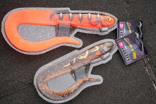 Fox rage slick eel loaded "28cm/11"" size 1/0 - uv red wake" - Image 8