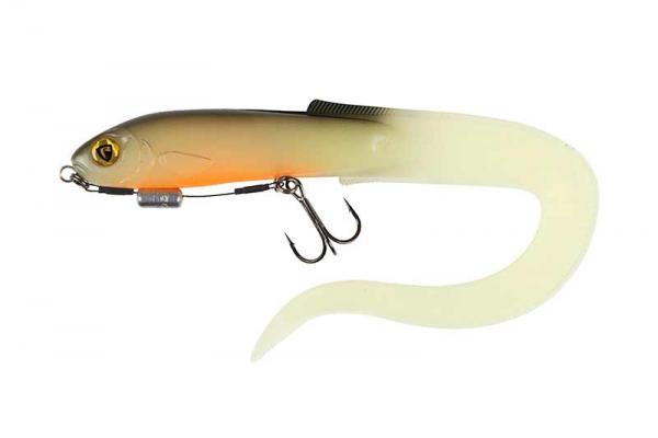 Fox rage slick eel loaded "35cm/13.8"" size 2/0 - uv red wake" - Image 5
