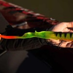 Fox rage slick eel loaded "35cm/13.8"" size 2/0 - uv red wake" - Image 6