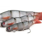 Pro shad jointed loaded - new colours "pro shad jointed loaded 23cm/9"" uv original stickleback"