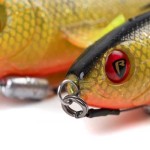 Fox rage super slick shad loaded "fox rage super slick shad 23cm / 9"" loaded uv natural perch" - Image 3
