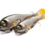 Fox rage super slick shad loaded "fox rage super slick shad 23cm / 9"" loaded uv natural perch" - Image 5