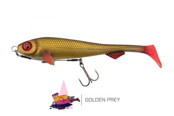 Fox rage super slick shad loaded "fox rage super slick shad 23cm / 9"" loaded uv silver ghost" - Image 4