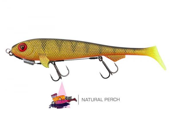Fox rage super slick shad loaded "fox rage super slick shad 23cm / 9"" loaded uv golden prey" - Image 10