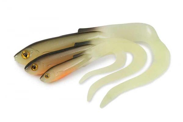 Fox rage slick eel 35cm/13.8" x 12pcs - uv red wake twister - Image 6