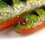 Fox rage slick eel 35cm/13.8" x 12pcs - uv red wake twister - Image 10
