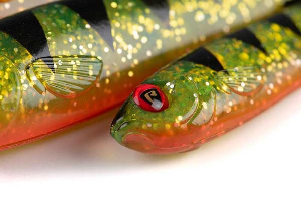 Fox rage slick eel 35cm/13.8" x 12pcs - uv red wake twister - Image 10