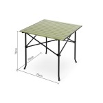 Összecsukható asztal Delphin CAMPSTA - 70x70x70cm - Image 4
