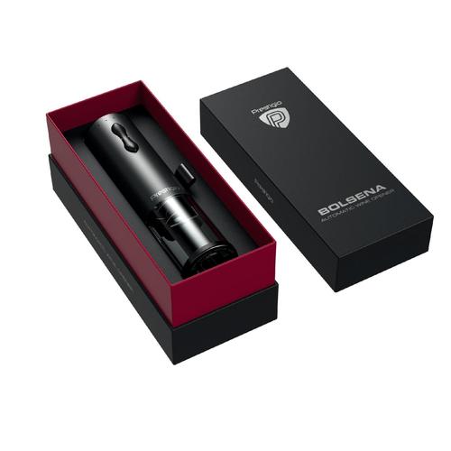 Prestigio PWO101BK Bolsena dugóhúzó készlet, fóliavágó, levegőztető, vákuumos dugó, 500 mAh beépített akkumulátor - Image 2