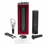 Prestigio PWO101BK Bolsena dugóhúzó készlet, fóliavágó, levegőztető, vákuumos dugó, 500 mAh beépített akkumulátor - Image 3