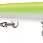 Rapala original floater f11 sfc (silver fluorescent chartreuse) wobbler