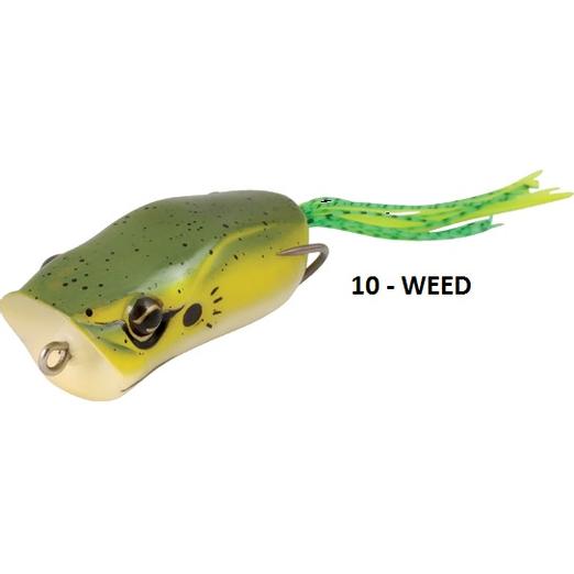 Rapture Popper Frog 60mm 1/2Oz(15g) Leop. Weed, gumibéka - Image 2