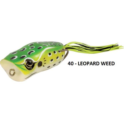 Rapture Popper Frog 60mm 1/2Oz(15g) Leop. Weed, gumibéka