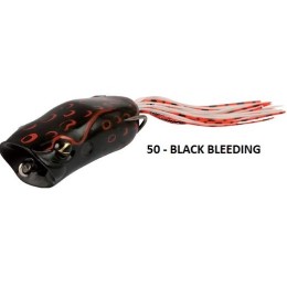 Rapture Popper Frog 60mm 1/2Oz(15g) Black Bleeding, gumibéka