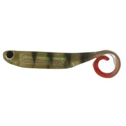 Rapture Power Minnow Curly Tail 75mm Perch 6 db, plasztik csali