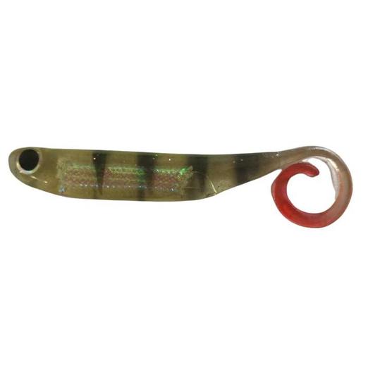 Rapture Power Minnow Curly Tail 75mm Perch 6 db, plasztik csali