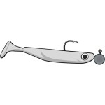 Rapture Power Minnow Set Shad Tail Clear Water 75 mm - Image 3