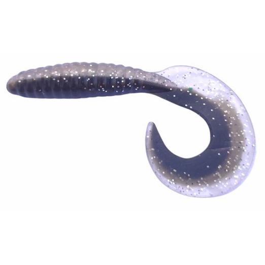 Rapture Fun Tail Grub 8.5cm black silver plasztik csali