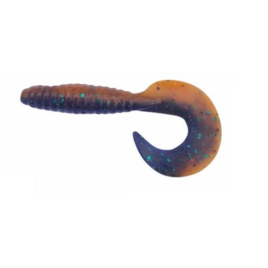 Rapture Fun Tail Grub 8.5cm black pumpkin plasztik csali