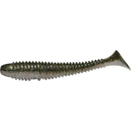 Rapture Ribbed Swing Shad 4cm smoke green 14db plasztik csali