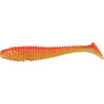 Rapture Ribbed Swing Shad 9,5cm red-yellow 7db plasztik csali