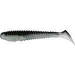 Rapture Ribbed Swing Shad 4cm black silver 14db plasztik csali