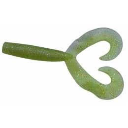 Rapture Twin Grub 9cm chartreuse ghost 10db plasztik csali