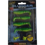 Rapture Slugger Shad Set 55 lime Yellow 4+2db/csg, műcsali szett