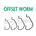 R.Offset Worm 2/0 horog
