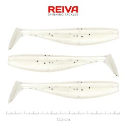 REIVA Flat Minnow shad 12,5cm 3db/cs (Pearl Dot)