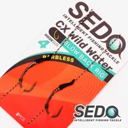 SEDO CX Wild Water Blow Back Barbless Előkötött Bojlis Előke