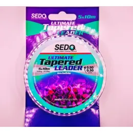 SEDO Ultimate Tapered Leader 5x10m - 0.22mm - 0.40mm 5.66kg – 15.98kg